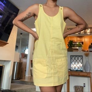 Vintage yellow dress. Stunning.